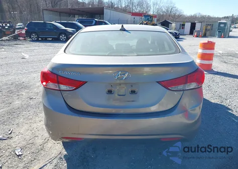 2013 Hyundai Elantra Gls from USA, damaged, VIN 5NPDH4AE8DH305122